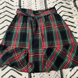 J Crew tartan plaid skirt size 12